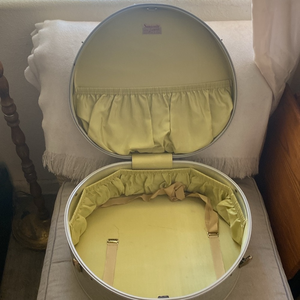 Samsonite Sage Green Vintage 3-Piece Travel Luggage Set - Picture 8 of 9
